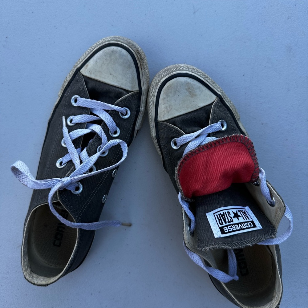 Converse Black Sneakers Low-Top Lace-Up
